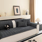 Quilted Corduroy Couch Topper, Non-Slip Soft Padded Sofa Protector for Pets & Kids