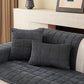 Quilted Corduroy Couch Topper, Non-Slip Soft Padded Sofa Protector for Pets & Kids