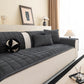 Quilted Corduroy Couch Topper, Non-Slip Soft Padded Sofa Protector for Pets & Kids