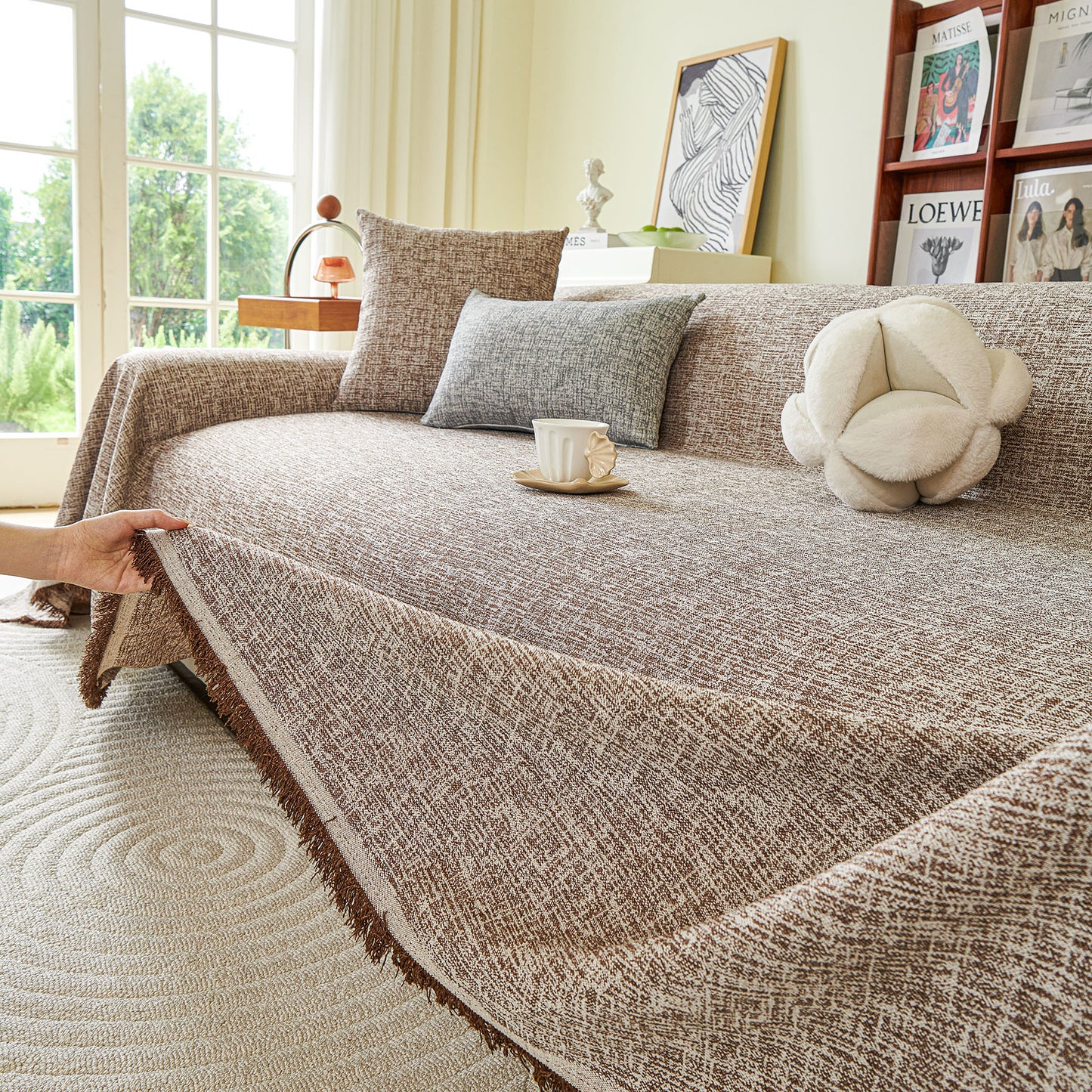 Decorative Furniture Protector Sofa Throw Cover for Loveseat, Sofa & Sectional Couch