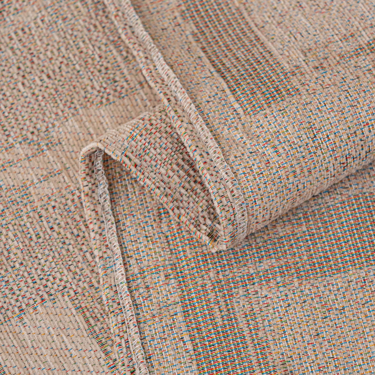 Chenille Sofa Cover Throw Blanket, Woven Textured Minimalist Wabi-Sabi Couch Cover