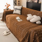 Sofa Cover Blanket Throw with Tassels, Decorative Furniture Protector for Dogs/Pets