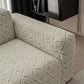 3D Jacquard Geometric Sofa Cover, High Stretch Soft Polar Fleece Slipcover for Couch