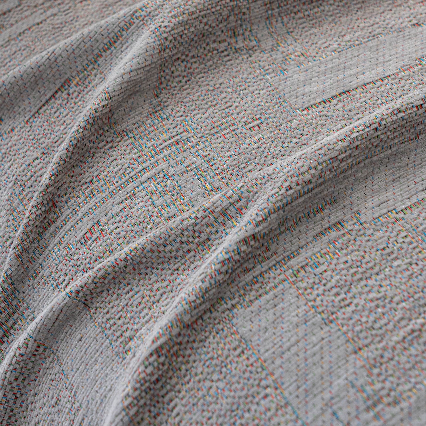 Chenille Sofa Cover Throw Blanket, Woven Textured Minimalist Wabi-Sabi Couch Cover
