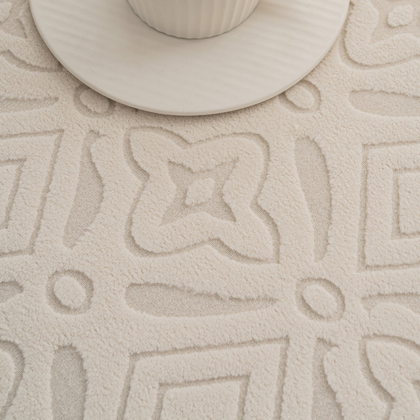 3D Jacquard Geometric Sofa Cover, High Stretch Soft Polar Fleece Slipcover for Couch