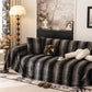 Faux Fur Sofa Cover Washable Furniture Protector for Sectional Warm & Fuzzy Slipcover