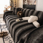 Faux Fur Sofa Cover Washable Furniture Protector for Sectional Warm & Fuzzy Slipcover