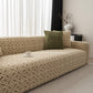 3D Jacquard Geometric Sofa Cover, High Stretch Soft Polar Fleece Slipcover for Couch