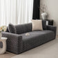 3D Jacquard Geometric Sofa Cover, High Stretch Soft Polar Fleece Slipcover for Couch
