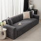 3D Jacquard Geometric Sofa Cover, High Stretch Soft Polar Fleece Slipcover for Couch