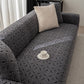 3D Jacquard Geometric Sofa Cover, High Stretch Soft Polar Fleece Slipcover for Couch