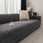 3D Jacquard Geometric Sofa Cover, High Stretch Soft Polar Fleece Slipcover for Couch