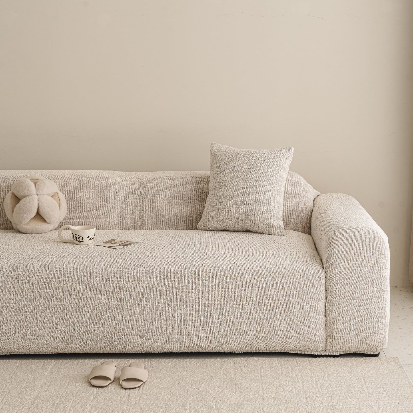 High Stretch Washable Slipcover, Non-Slip Washable Furniture Protector for Kids Pets