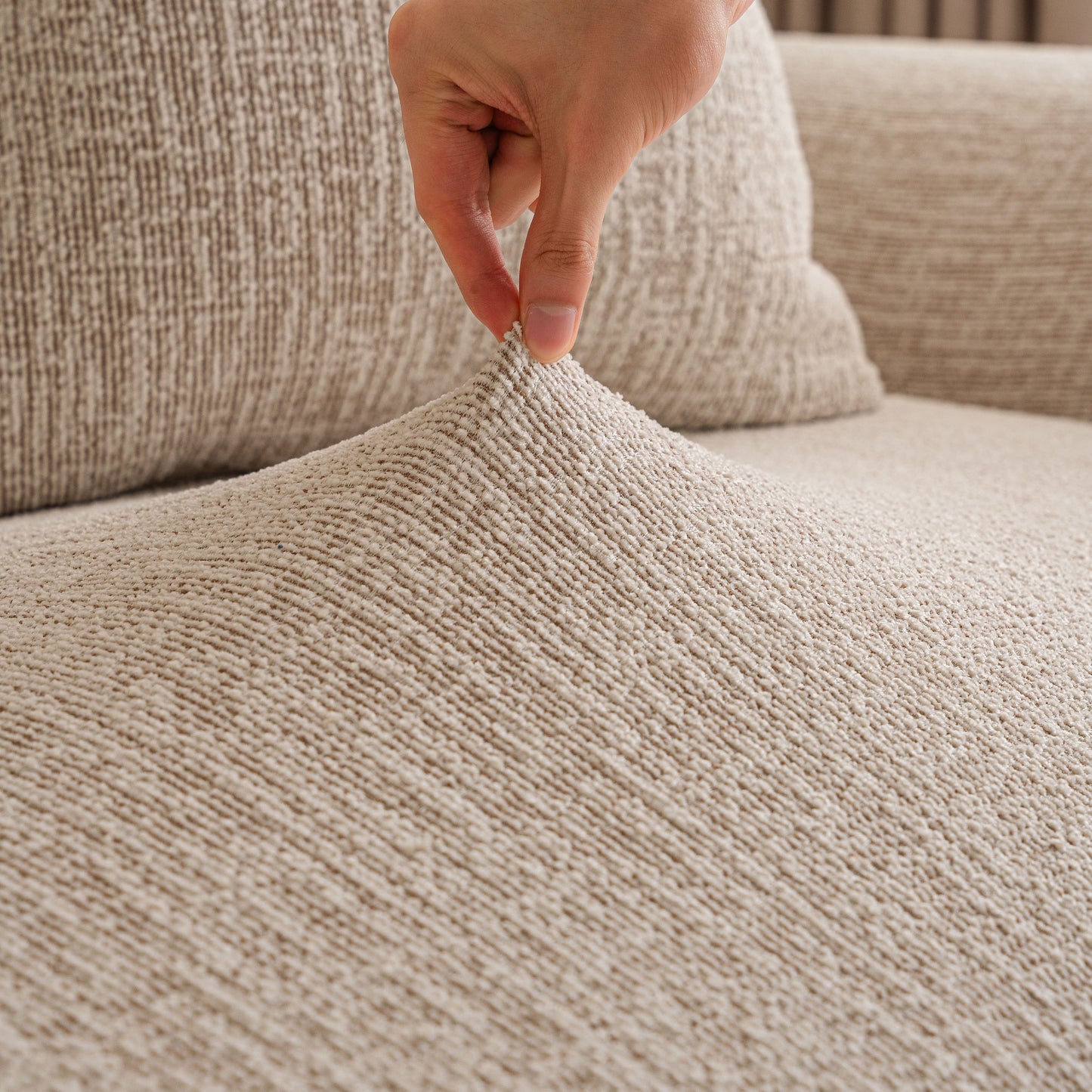 High Stretch Washable Slipcover, Non-Slip Washable Furniture Protector for Kids Pets