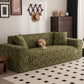 Plush Fleece Stretch Sofa Cover, Super Soft Textured Geometric Couch Slipcover