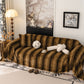 Faux Fur Sofa Cover Washable Furniture Protector for Sectional Warm & Fuzzy Slipcover