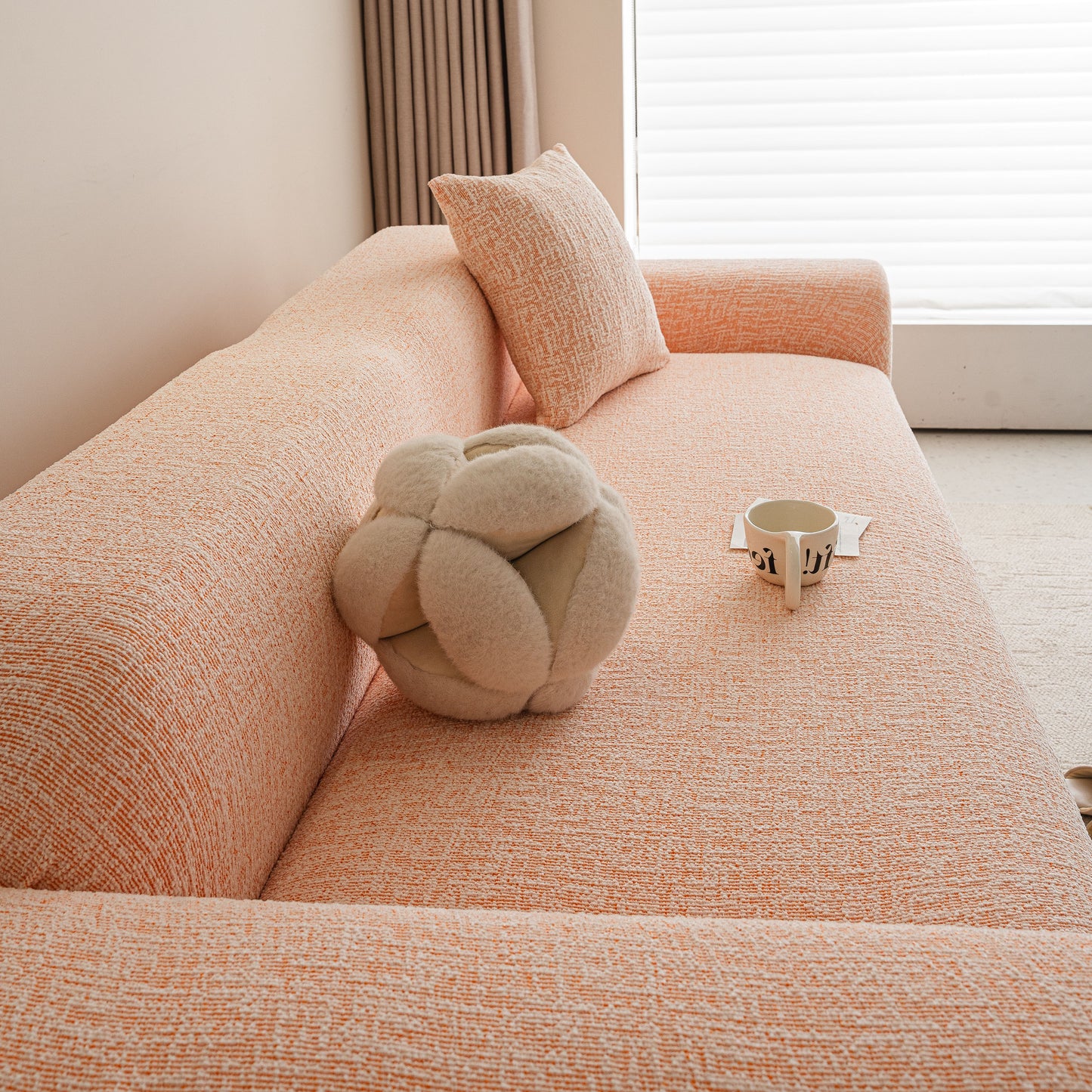 High Stretch Washable Slipcover, Non-Slip Washable Furniture Protector for Kids Pets