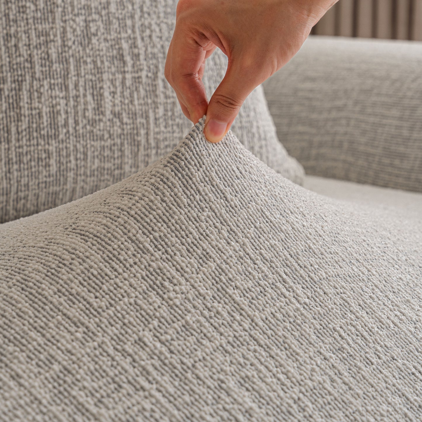 High Stretch Washable Slipcover, Non-Slip Washable Furniture Protector for Kids Pets