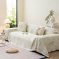 Cooling Botanical Jacquard Couch Cover Decorative Furniture Cover for Loveseat & Sofas
