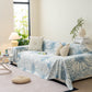 Cooling Botanical Jacquard Couch Cover Decorative Furniture Cover for Loveseat & Sofas