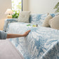 Cooling Botanical Jacquard Couch Cover Decorative Furniture Cover for Loveseat & Sofas