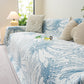 Cooling Botanical Jacquard Couch Cover Decorative Furniture Cover for Loveseat & Sofas
