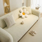 Ribbed Washable Sofa Cover, High Stretch Striped Couch Slipcover with Tie Straps