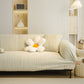 Ribbed Washable Sofa Cover, High Stretch Striped Couch Slipcover with Tie Straps