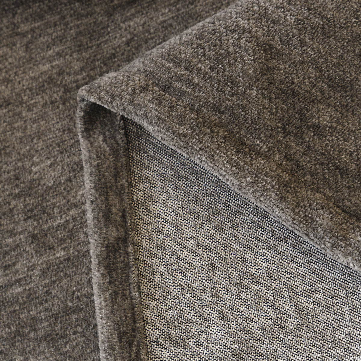 Solid Color Chenille Sofa Throw Cover, Soft Textured Sofa Cover for Sectional L Shape