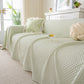 3D Bubble Textured Furniture Protector Throw Cover, Cooling Soft Woven Couch Cover