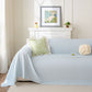 3D Bubble Textured Furniture Protector Throw Cover, Cooling Soft Woven Couch Cover