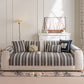 Tufted Stripe Sofa Protector Cover, Textured Non-Slip Couch Cover for Pets & Kids