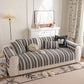Tufted Stripe Sofa Protector Cover, Textured Non-Slip Couch Cover for Pets & Kids