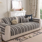 Tufted Stripe Sofa Protector Cover, Textured Non-Slip Couch Cover for Pets & Kids