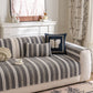 Tufted Stripe Sofa Protector Cover, Textured Non-Slip Couch Cover for Pets & Kids
