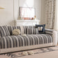 Tufted Stripe Sofa Protector Cover, Textured Non-Slip Couch Cover for Pets & Kids