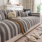 Tufted Stripe Sofa Protector Cover, Textured Non-Slip Couch Cover for Pets & Kids