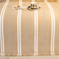 Boho Farmhouse Rustic Striped Sofa Throw Cover, Raised Textured Furniture Couch Cover