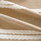 Boho Farmhouse Rustic Striped Sofa Throw Cover, Raised Textured Furniture Couch Cover