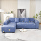 Boho Printed Sofa Slipcover, Stretch Furniture Protector for Sectional L-Shaped Sofa