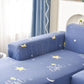 Boho Printed Sofa Slipcover, Stretch Furniture Protector for Sectional L-Shaped Sofa