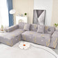 Boho Printed Sofa Slipcover, Stretch Furniture Protector for Sectional L-Shaped Sofa