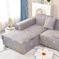 Boho Printed Sofa Slipcover, Stretch Furniture Protector for Sectional L-Shaped Sofa
