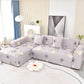 Boho Printed Sofa Slipcover, Stretch Furniture Protector for Sectional L-Shaped Sofa