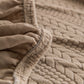 High Stretch Wheat Ear Embossed Textured Couch Slipcover, Water Repellent Sofa Cover