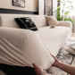 High Stretch Wheat Ear Embossed Textured Couch Slipcover, Water Repellent Sofa Cover