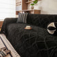 Soft Chenille Sofa Throw Cover, Raised Geometric Texture Furniture Protector Blanket