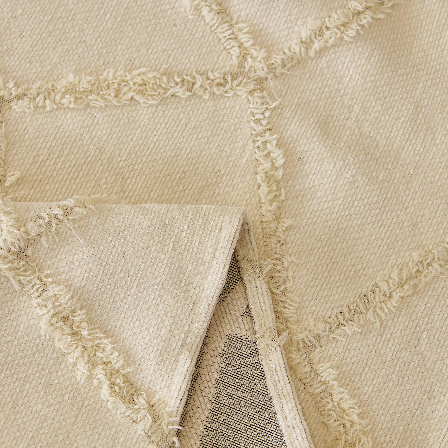 Soft Chenille Sofa Throw Cover, Raised Geometric Texture Furniture Protector Blanket