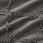 Soft Chenille Sofa Throw Cover, Raised Geometric Texture Furniture Protector Blanket