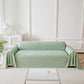 Embossed Leaf Pattern Sofa Cover Blanket for Couch, Soft Cooling Textured Couch Cover